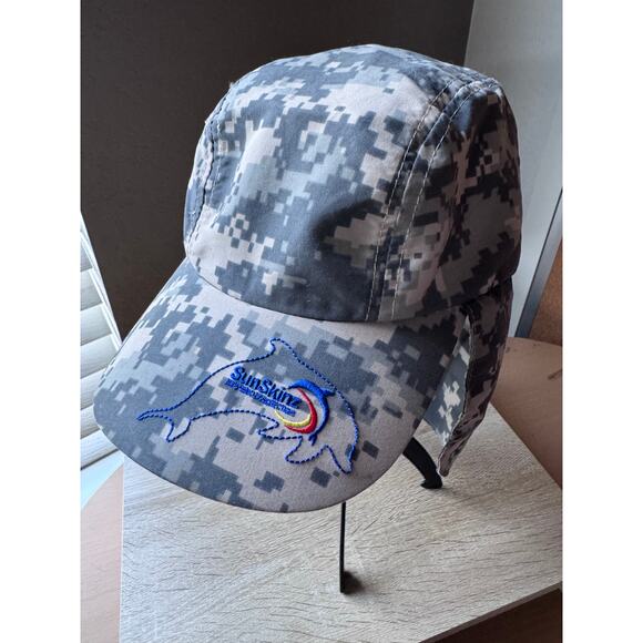 SunSkinz Digital Camo Kids Sun Protection Cap (1-6 Years) - Picture 1 of 11